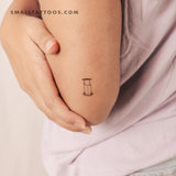 Aeropress Manual Coffeemaker Temporary Tattoo (Set of 3)
