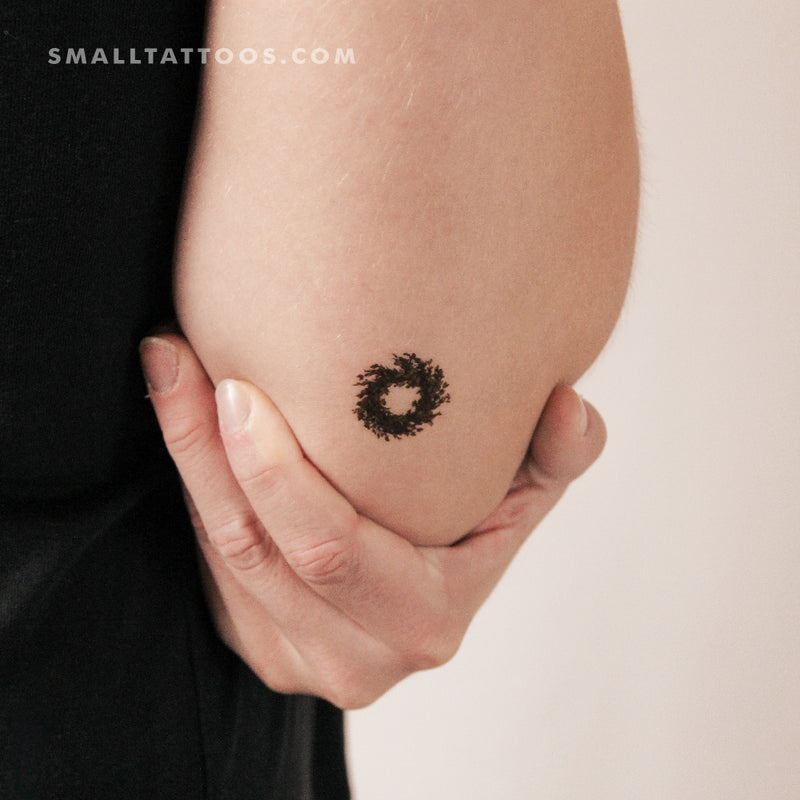 Mistletoe Wreath Temporary Tattoo (Set of 3)