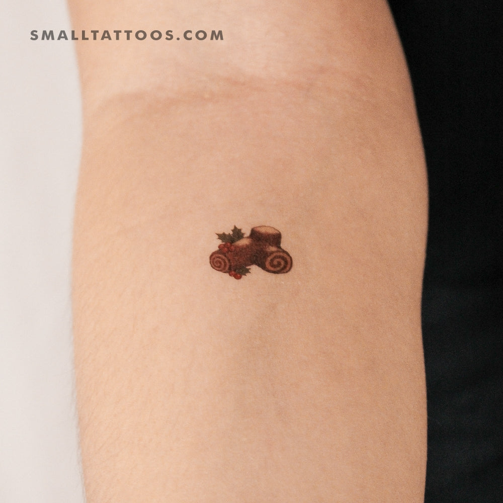 Tatuaje temporal de tronco de Navidad (juego de 3)