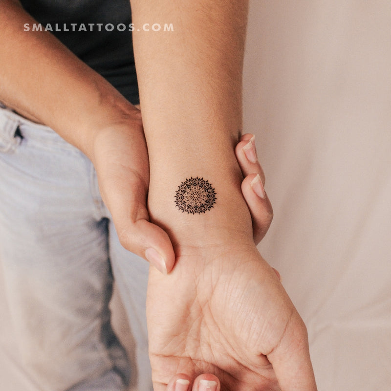 Sacred Mandala Temporary Tattoo (Set of 3)