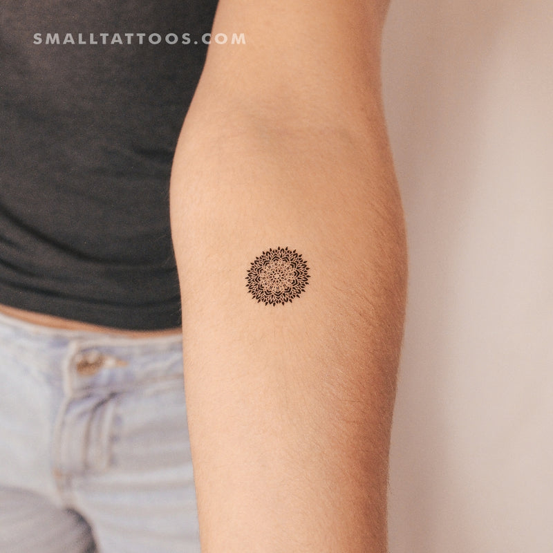 Sacred Mandala Temporary Tattoo (Set of 3)