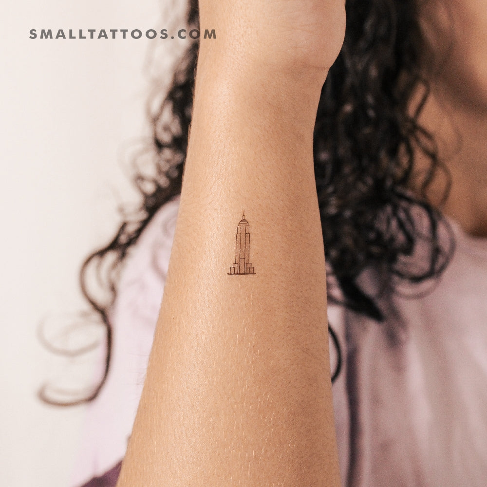 Empire State Building Temporary Tattoo (Set of 3)