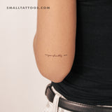 Imperfectly Me Temporary Tattoo (Set of 3)