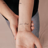 Fear God Temporary Tattoo (Set of 3)