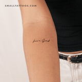 Fear God Temporary Tattoo (Set of 3)