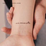 Namaste Temporary Tattoo (Set of 3)