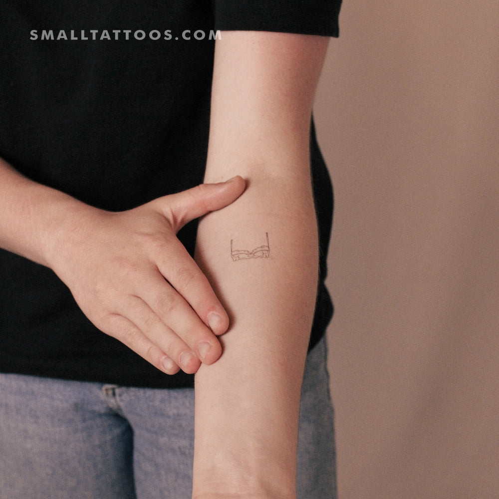 Bra Temporary Tattoo By M3.Ink (Set of 3)