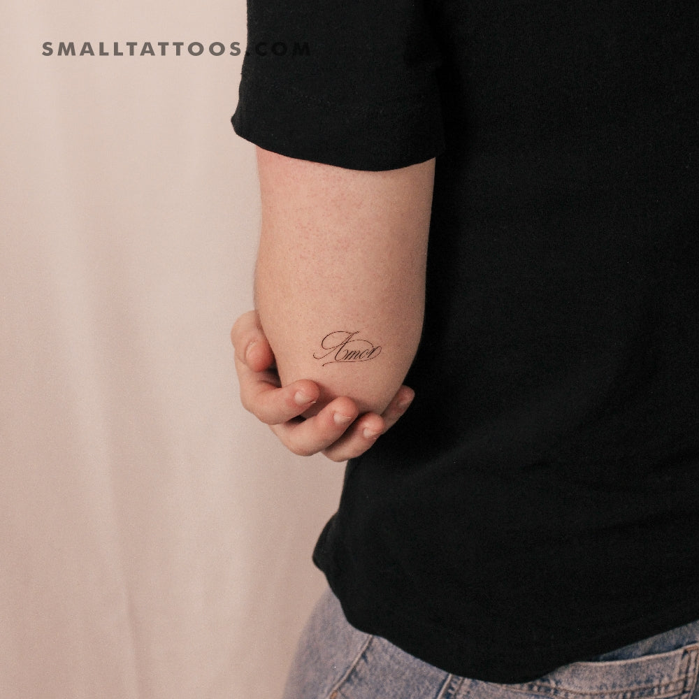 Amor Temporary Tattoo By M3.Ink (Set of 3)