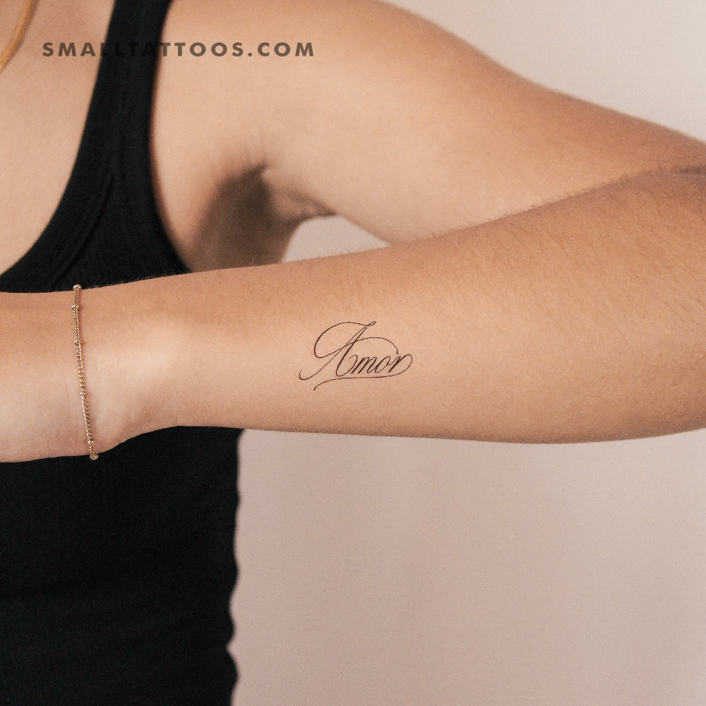 Amor Temporary Tattoo By M3.Ink (Set of 3)