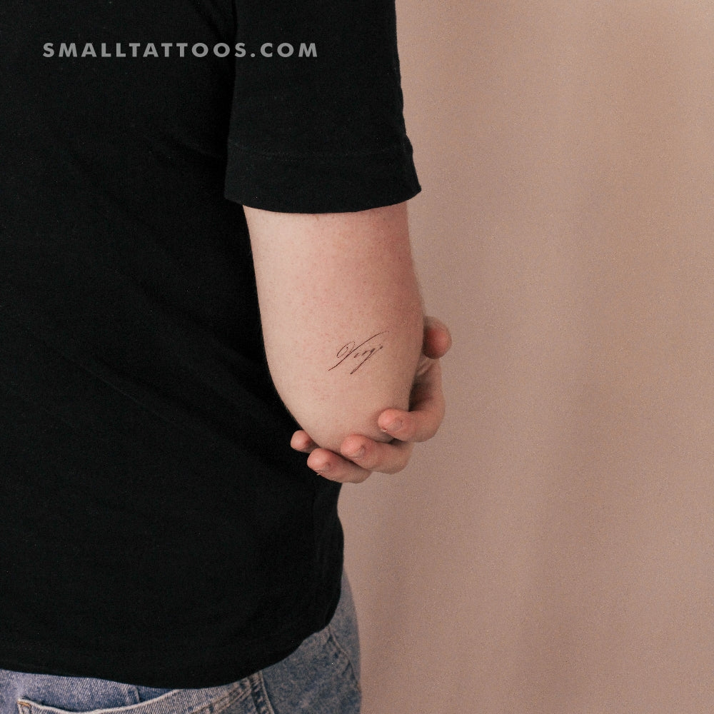 Virgo Temporary Tattoo By M3.Ink (Set of 3)