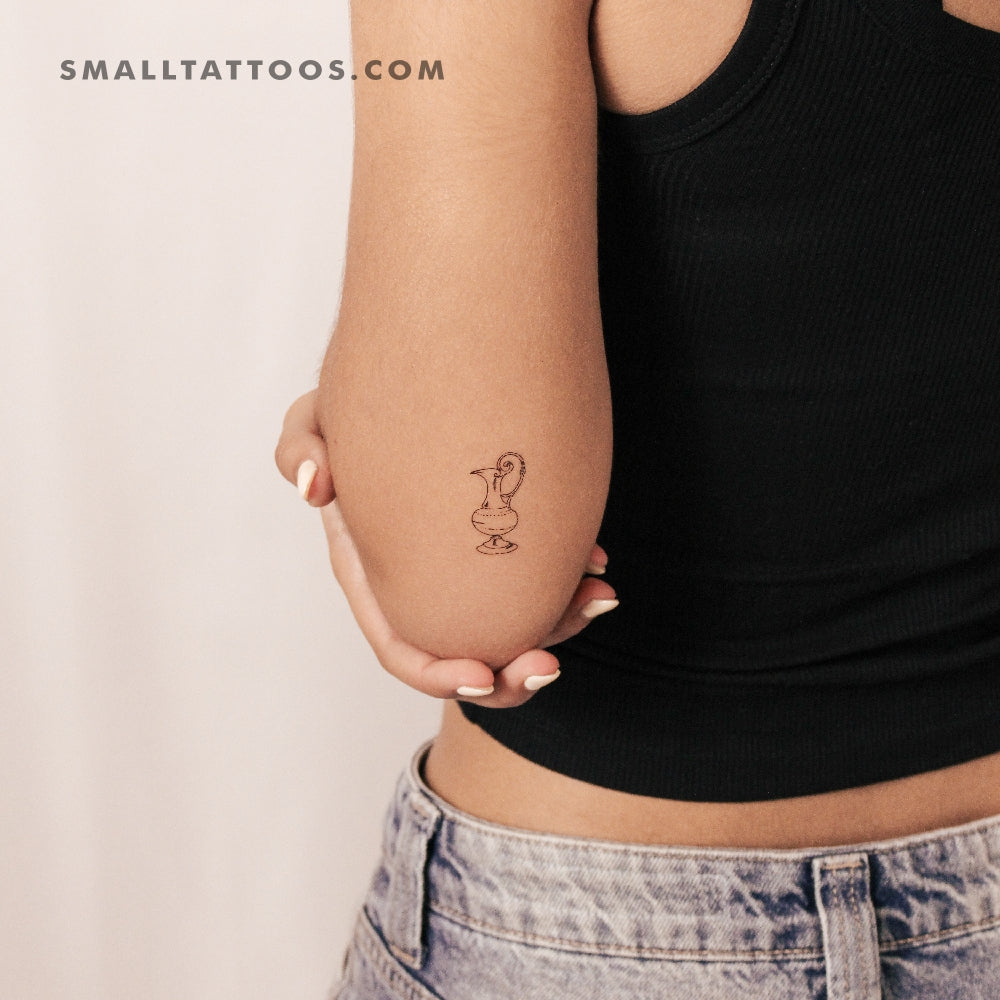 Water Jug Temporary Tattoo By M3.Ink (Set of 3)