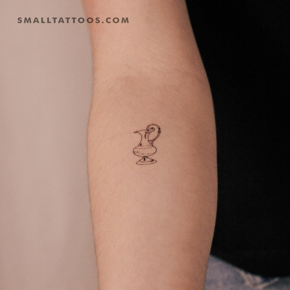 Water Jug Temporary Tattoo By M3.Ink (Set of 3)