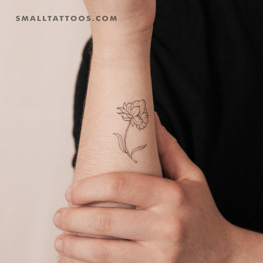Flower Temporary Tattoo By M3.Ink (Set of 3)