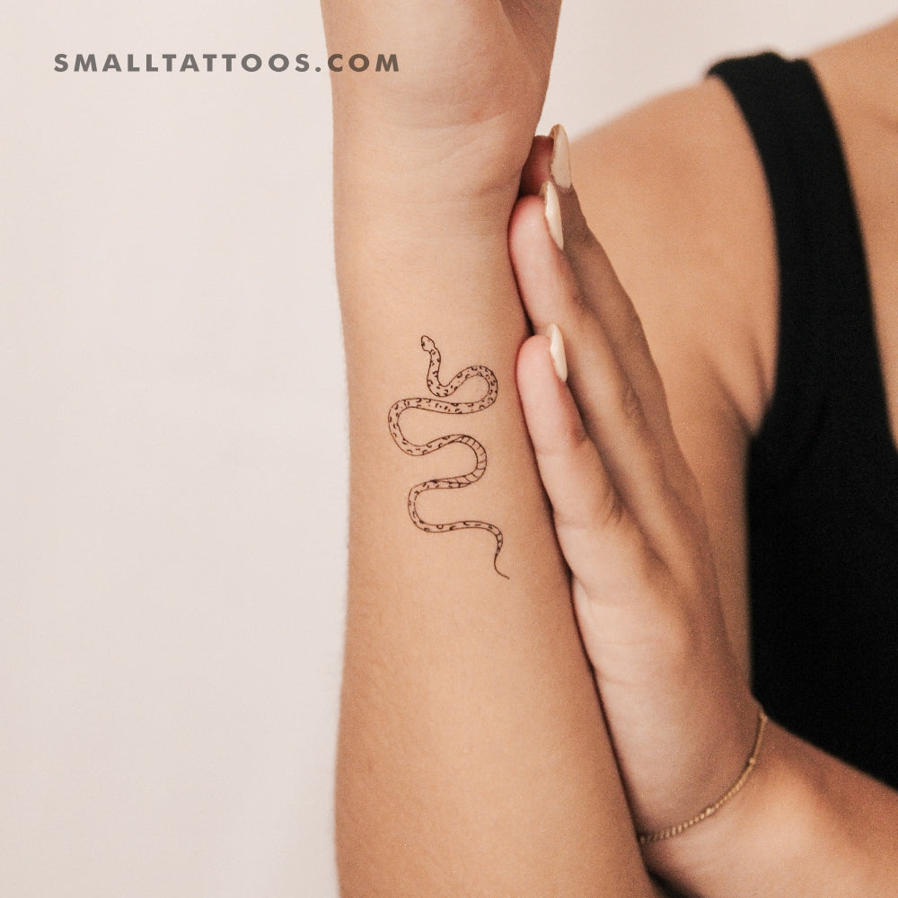 Snake Temporary Tattoo By M3.Ink (Set of 3)