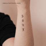 Soul By Temporary Tattoo M3.Ink (Set of 3)