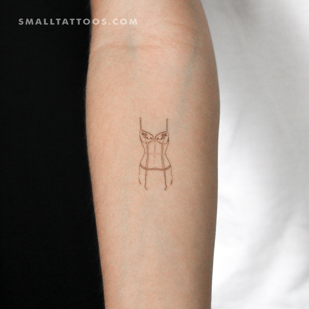 Corset Temporary Tattoo By M3.Ink (Set of 3)