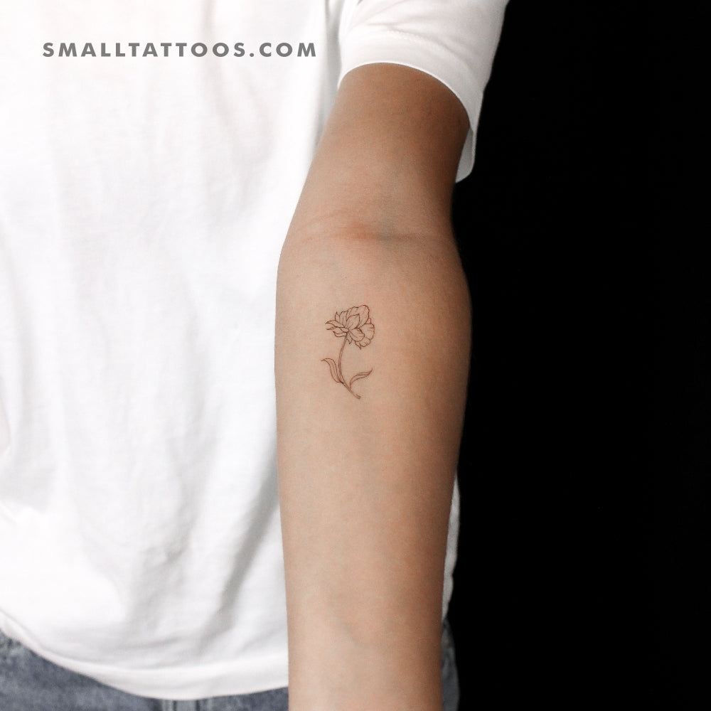 Flower Temporary Tattoo By M3.Ink (Set of 3)