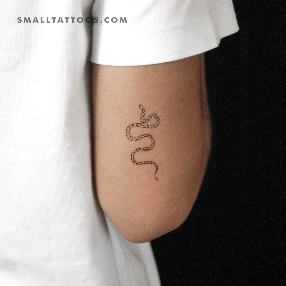 Snake Temporary Tattoo By M3.Ink (Set of 3)