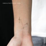 Star Ornament Temporary Tattoo By M3.Ink (Set of 3)