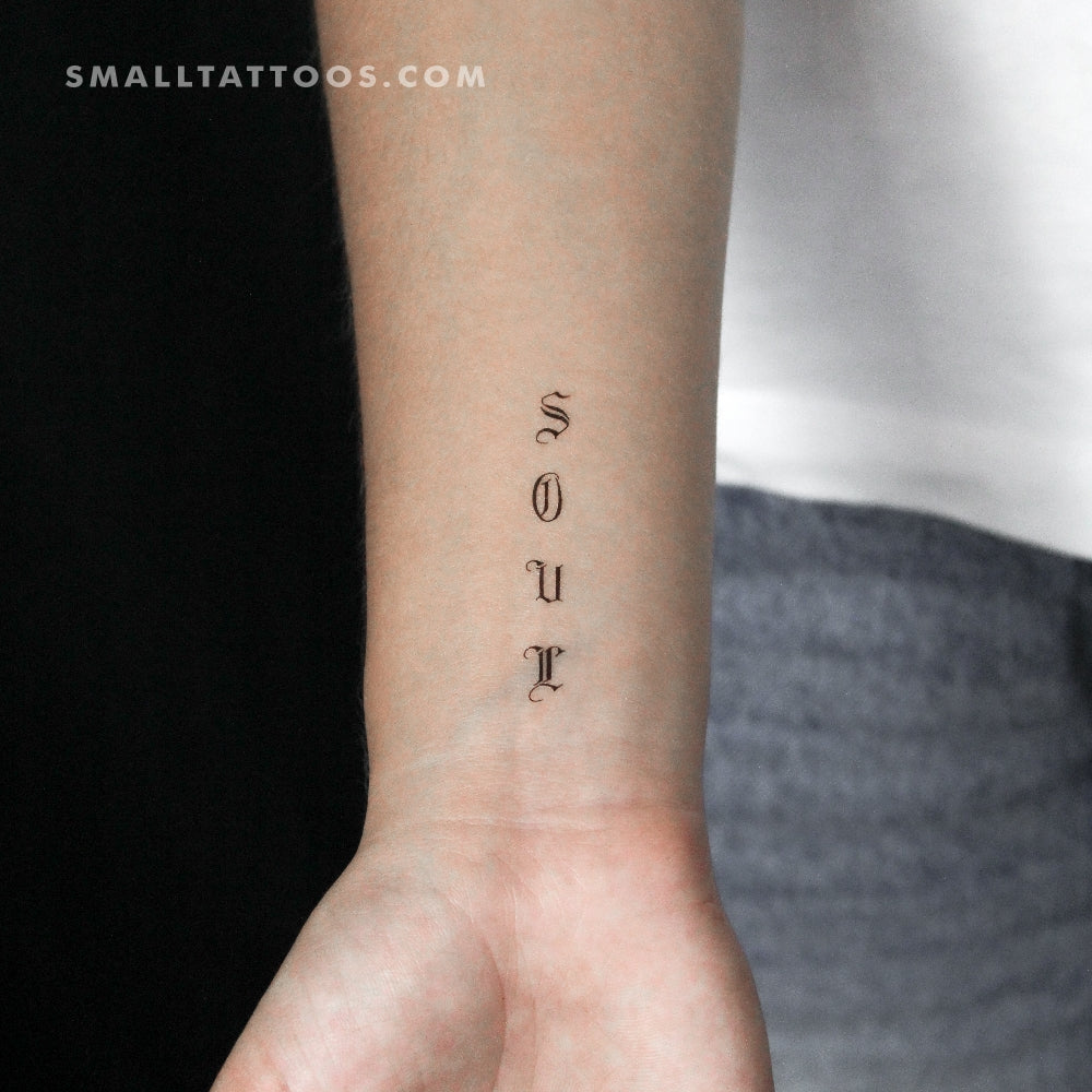 Soul By Temporary Tattoo M3.Ink (Set of 3)