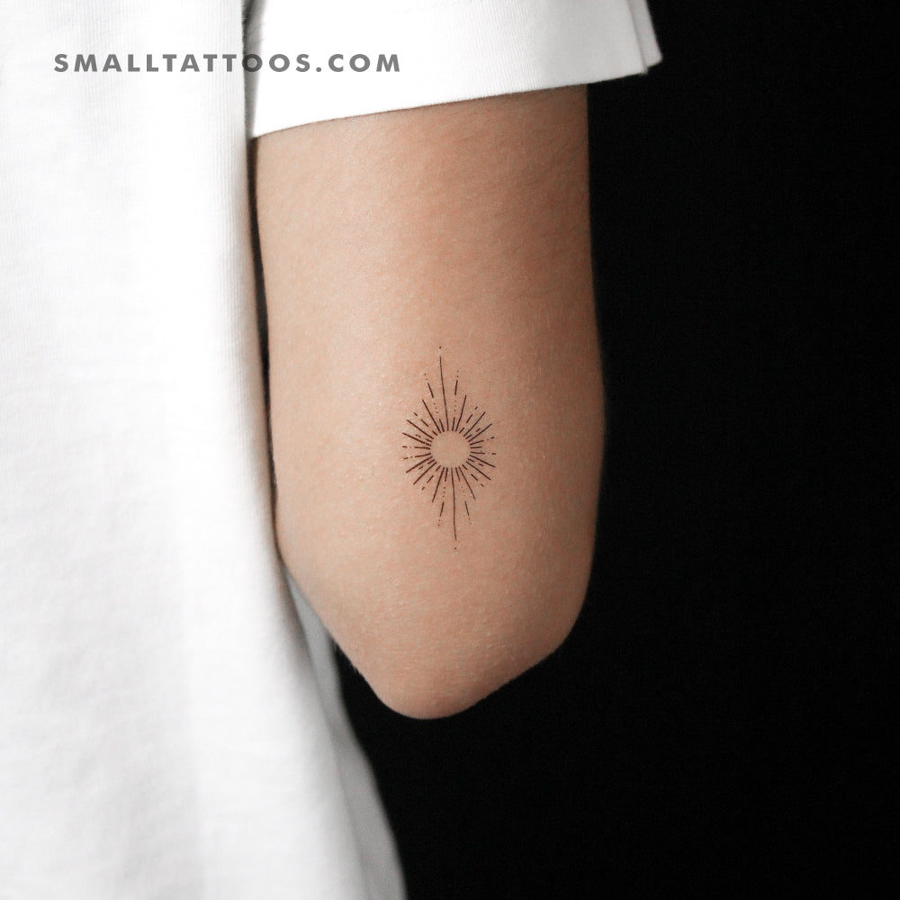 Sun Temporary Tattoo By M3.Ink (Set of 3)