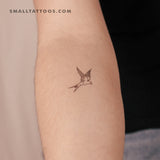 Swallow Temporary Tattoo By M3.Ink (Set of 3)