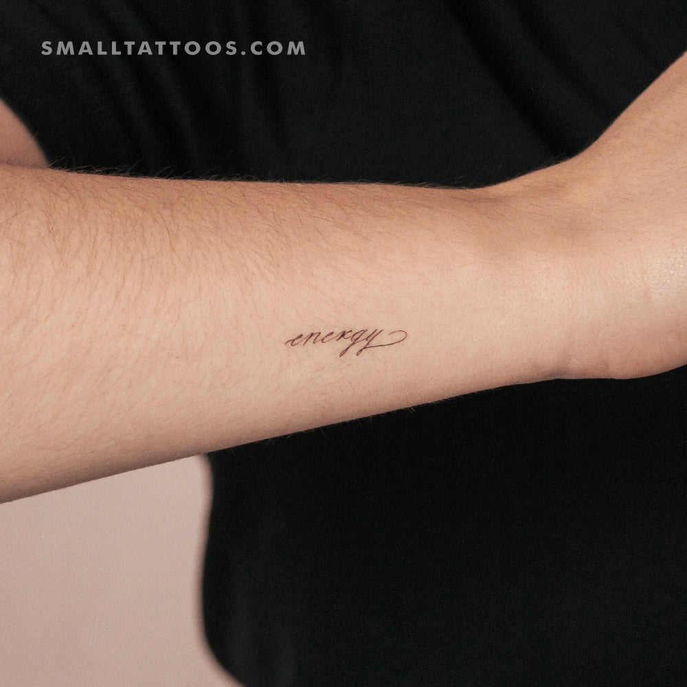 Energy Temporary Tattoo By M3.Ink (Set of 3)