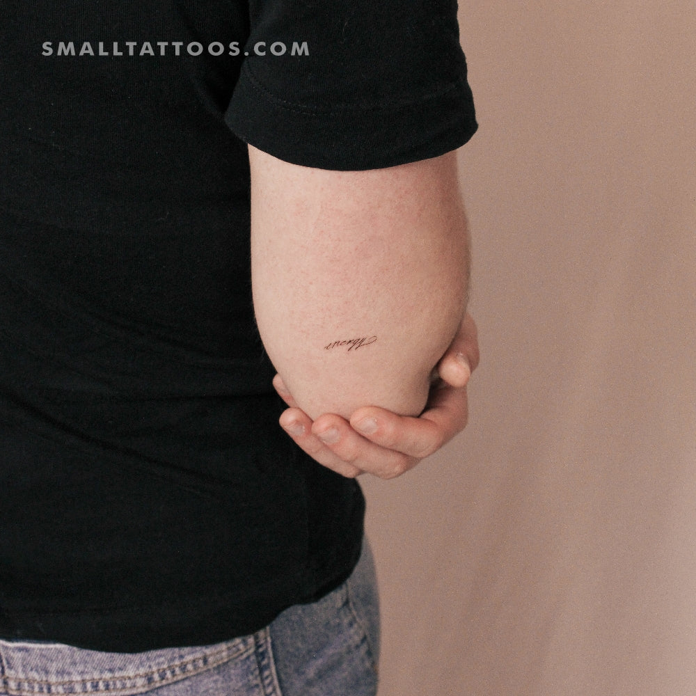 Energy Temporary Tattoo By M3.Ink (Set of 3)