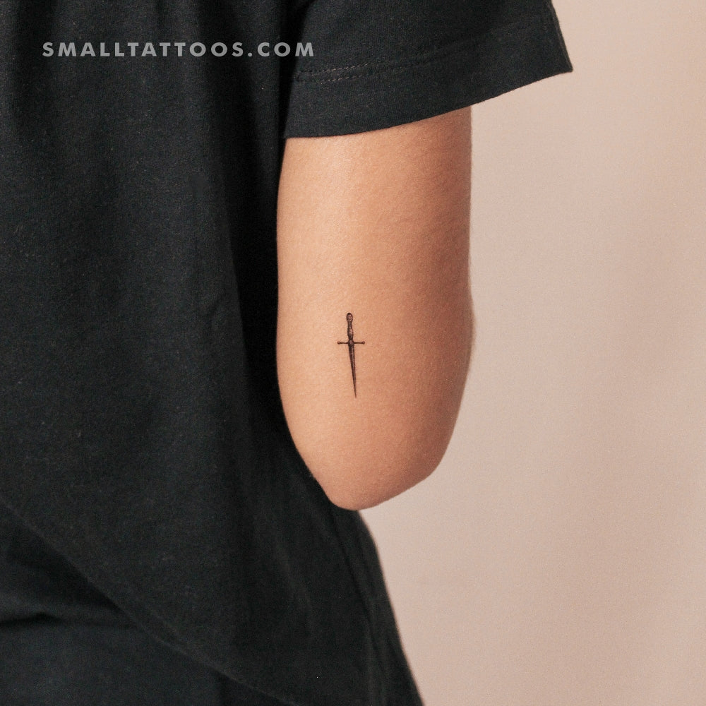 Tatuaje temporal de daga (juego de 3)