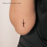 Stabbed Sword Temporary Tattoo (Set of 3)