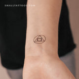 Philosopher's Stone Symbol Temporary Tattoo (Set of 3)