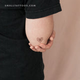 Heart Shaped Spiderweb Temporary Tattoo (Set of 3)