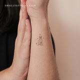 Little Cheetah By Stefano Mazza Temporary Tattoo (Set of 3)