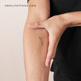 Moon Holding Mermaid Temporary Tattoo By Stefano Mazza (Set of 3)