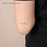 C'est La Vie By Stefano Mazza Temporary Tattoo (Set of 3)