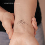 Heart Pendant By Stefano Mazza Temporary Tattoo (Set of 3)