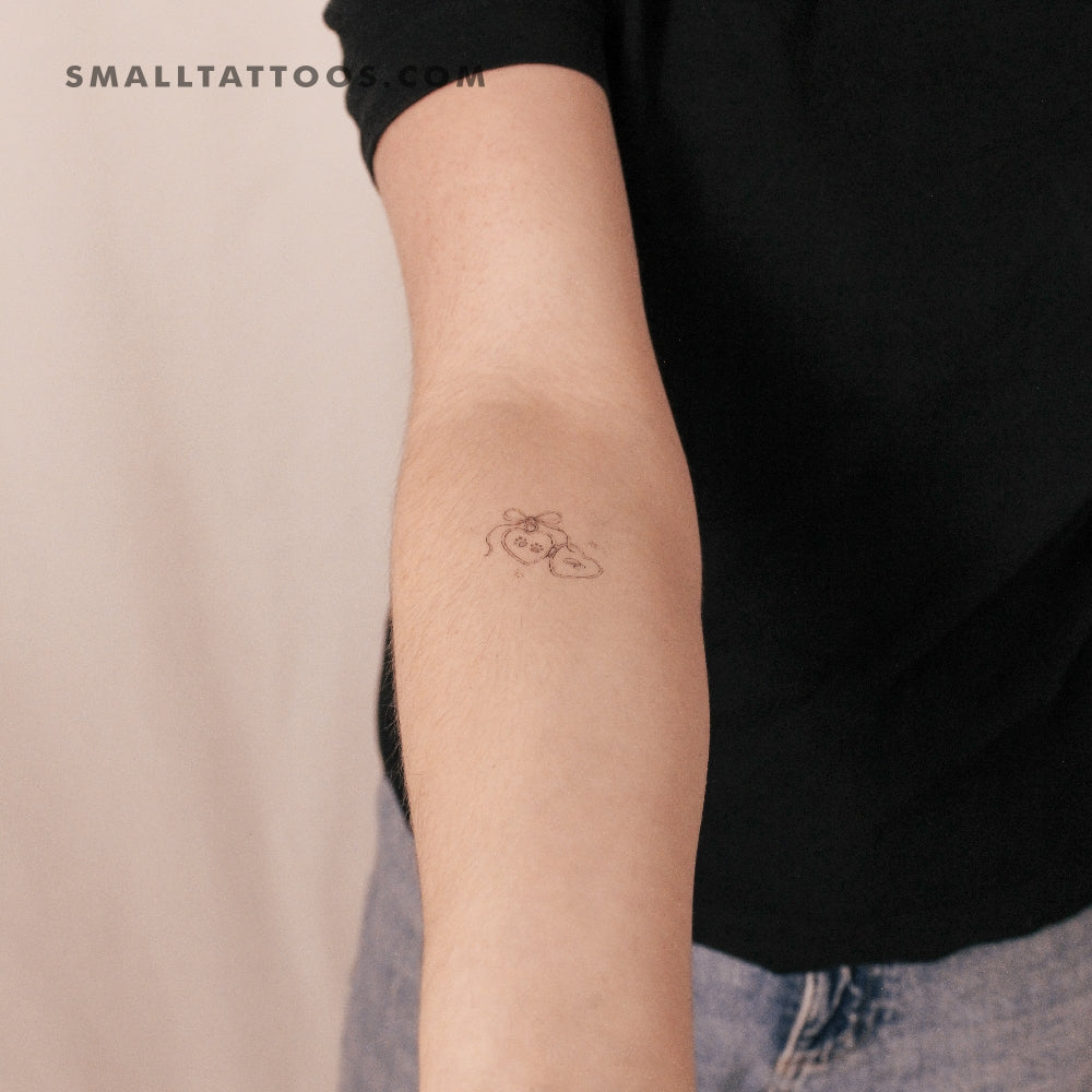 Heart Pendant By Stefano Mazza Temporary Tattoo (Set of 3)