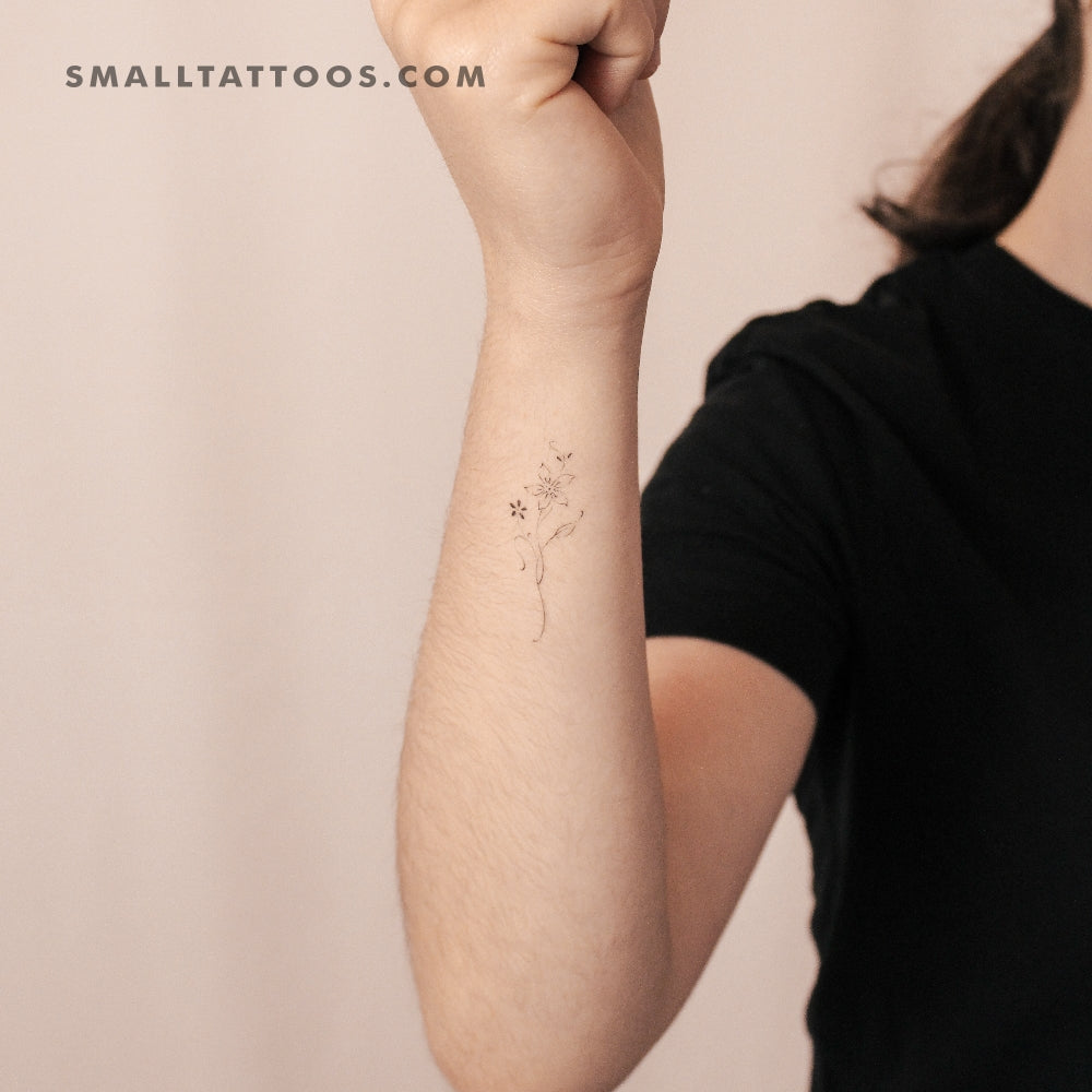 Lily By Stefano Mazza Temporary Tattoo (Set of 3)