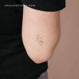 Strawberry Couple By Stefano Mazza Temporary Tattoo (Set of 3)