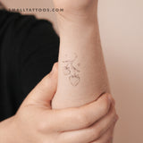 Strawberry Couple By Stefano Mazza Temporary Tattoo (Set of 3)
