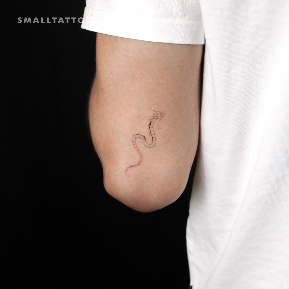 Dragon By Stefano Mazza Temporary Tattoo (Set of 3)