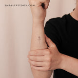 Little Rose By Stefano Mazza Temporary Tattoo (Set of 3)