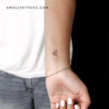 Butterfly By Stefano Mazza Temporary Tattoo (Set of 3)