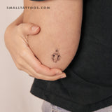 Tatuaje temporal de la Virgen María Iluminada (juego de 3)