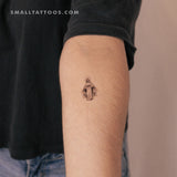 Tatuaje temporal de la Virgen María Iluminada (juego de 3)