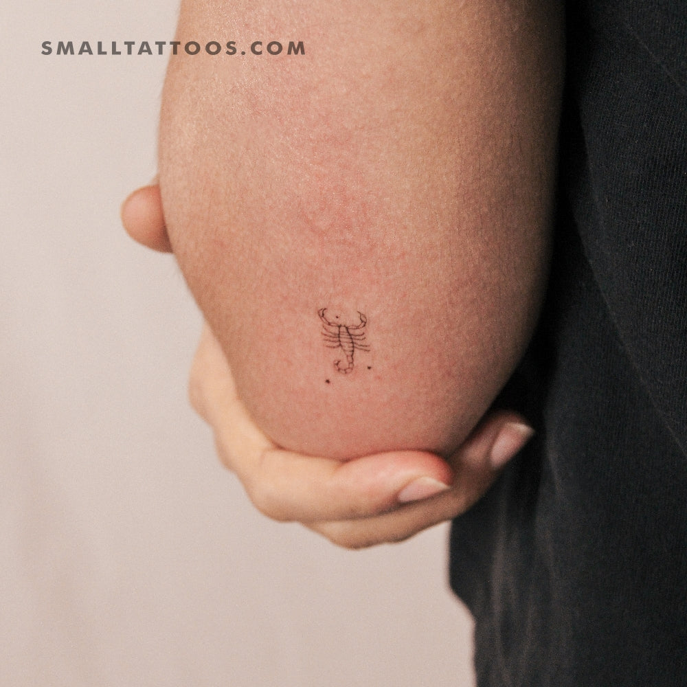 Little Scorpion By Stefano Mazza Temporary Tattoo (Set of 3)