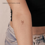 Little Scorpion By Stefano Mazza Temporary Tattoo (Set of 3)