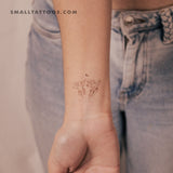 Cherub Couple By Stefano Mazza Temporary Tattoo (Set of 3)