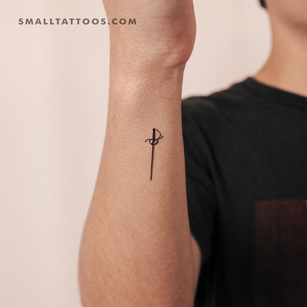 Rapier Temporary Tattoo (Set of 3)