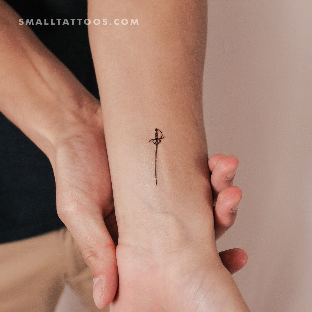 Rapier Temporary Tattoo (Set of 3)